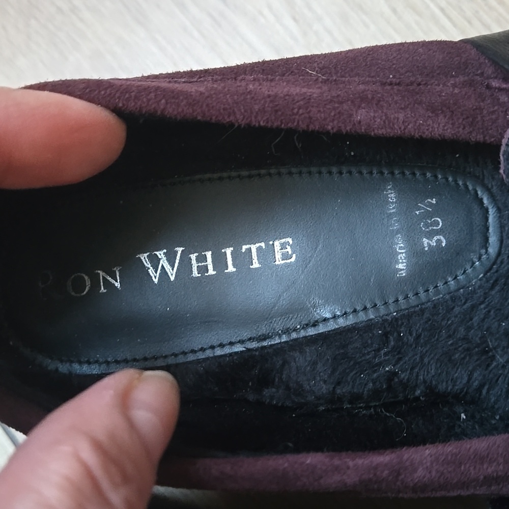 Ron White Rita Knot Platform Loafers Sz 38.5 - Picture 3 of 9